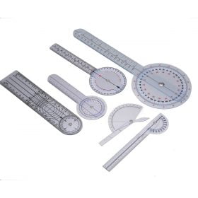 Set de goniometros plasticos